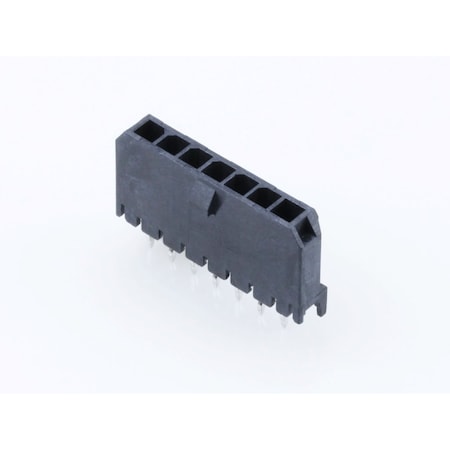 Molex MicroFit 3.0 SR Vert TH Peg 15Au 7Ckt 43650-0716